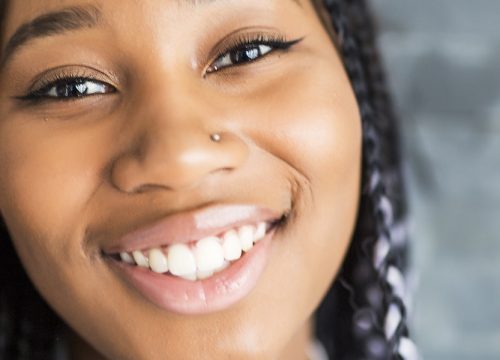 Smiling young woman after her adolescent gynecology appointment