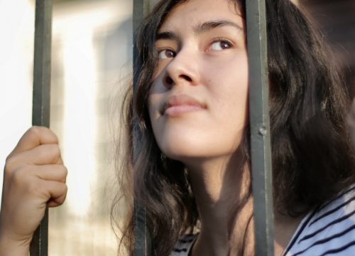 Young woman with human papillomavirus