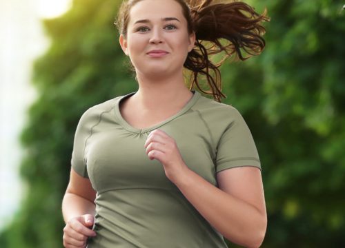 Woman getting exercise for weight loss
