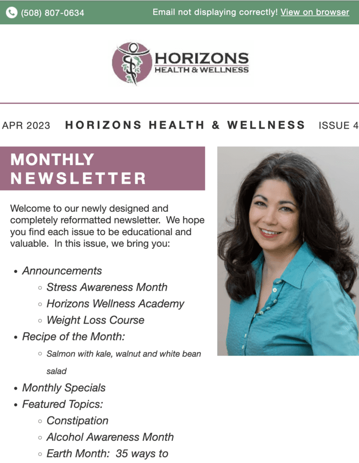 April Newsletter